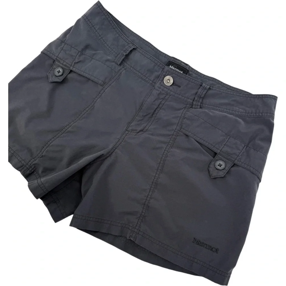 MARMOT Size 12 Cargo Chino Shorts Gray Hiking Outdoor Utility Gorpcore Trail XL